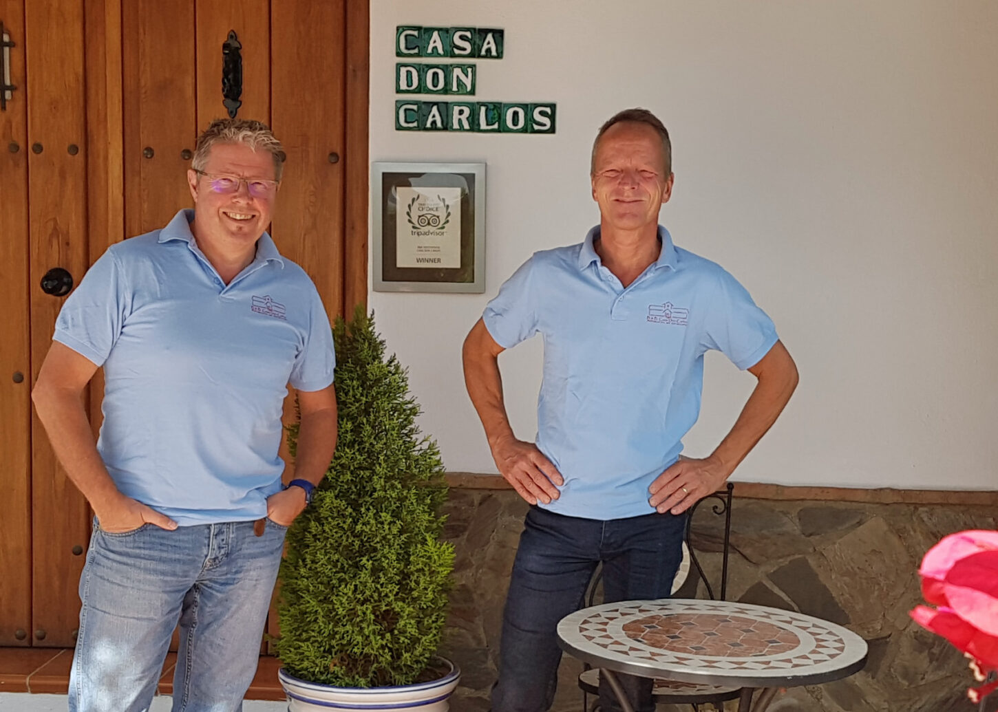 Carlo & Ronald van Bed & Breakfast Casa don Carlos